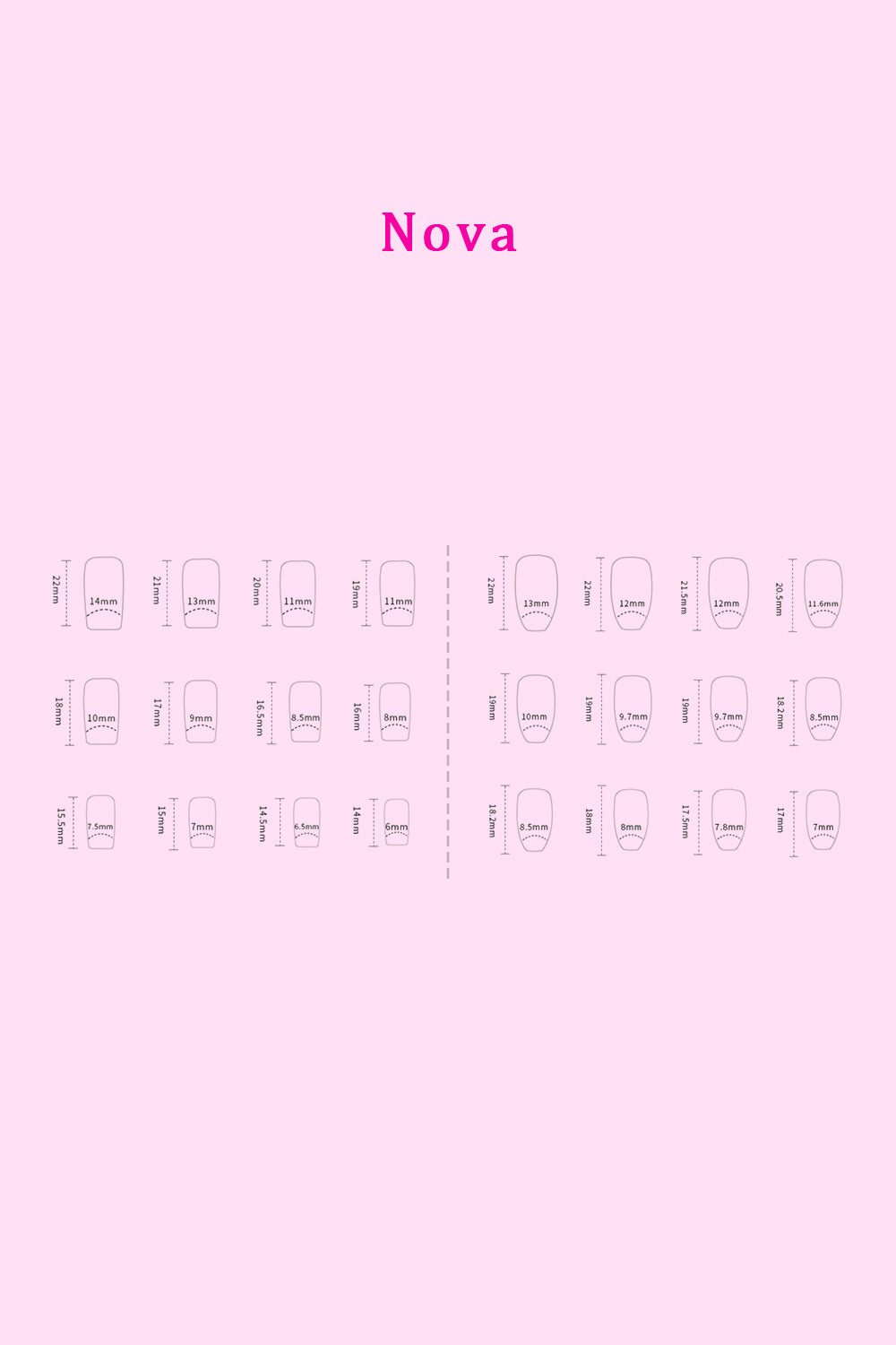 SO PINK BEAUTY Press On Nails 2 Packs-nova
