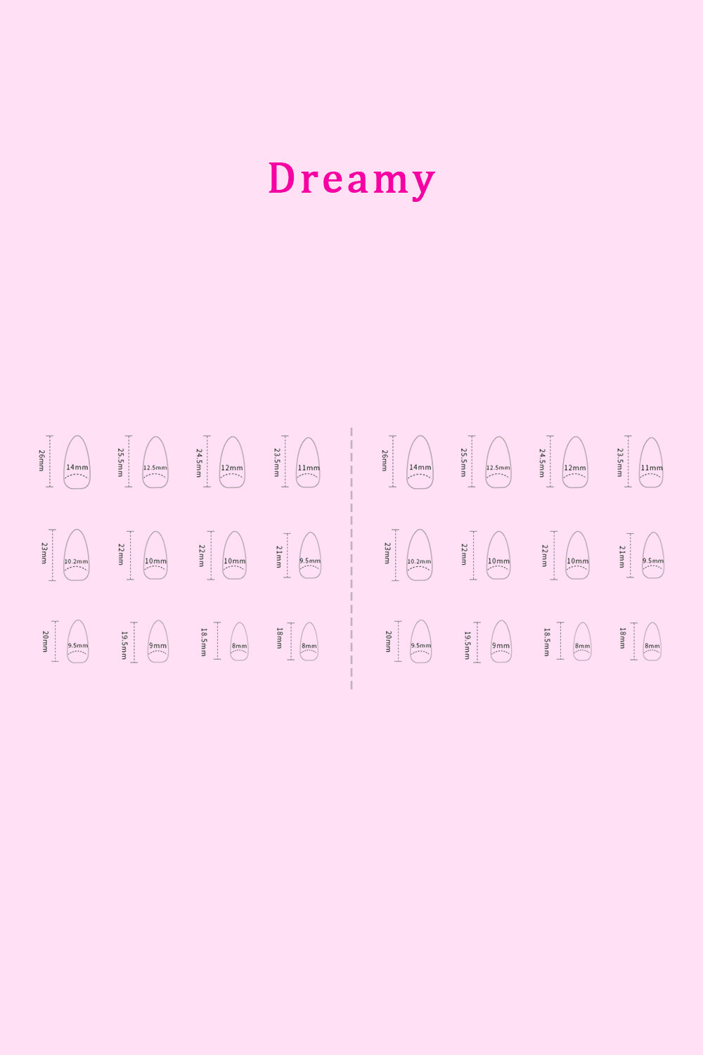 SO PINK BEAUTY Press On Nails 2 Packs-dreamy 