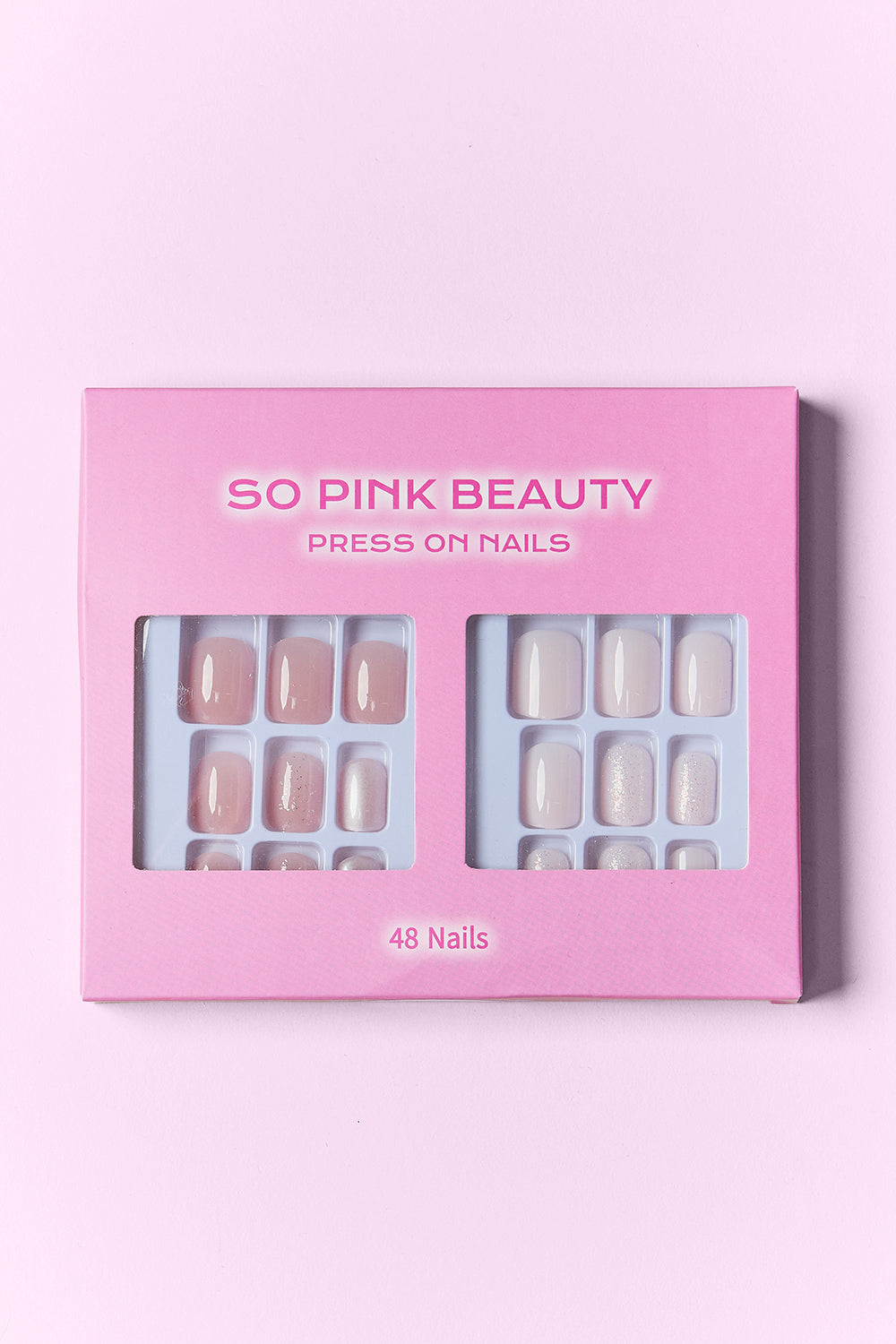 SO PINK BEAUTY Press On Nails 2 Packs-elegance 